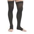 Advanced Orthopaedics Open Toe Thigh High 30-40 mmHg Unisex Compression Stockings With Uni-Band