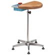 Clinton Half Round Phlebotomy Stand with Padded Top