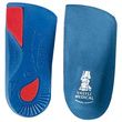 Vasyli Custom Blue 34th Length Medium Density Insoles_Front And Back View Of Vasyli Custom Blue Insoles