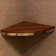 HealthCraft Invisia Bamboo Corner Shower Seat