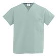 Medline ComfortEase Unisex One-Pocket Reversible Scrub Tops - Seaspray