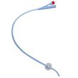 Covidien Dover Two-Way Coude Tip Silicone Foley Catheter - 5cc Balloon Capacity