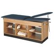 Hausmann Proteam Split Leg Table - With Open Shelves