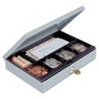 SteelMaster Locking Heavy-Duty Steel Low-Profile Cash Box