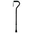 Complete Medical Stylish Offset Walking Cane-Black