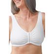 Amoena Fleur Wire Free Bra - White Front