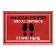 Apache Mills Social Distancing Message Mats - APH3984528792X3