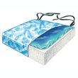 Skil-Care Sittin Pretty Bimini Blue Gel-Foam Cushion