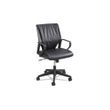 Safco Priya Leather Mid Back Chair