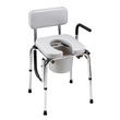 Homecraft Drop-Arm Commode with Padded Seat