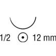 Medtronic Sofsilk Taper Point Suture with Needle CVF-21