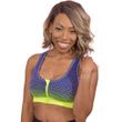 ABC Active Mastectomy Sports Bra-Indigo Lime