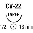 Medtronic Taper Point Suture with Needle CV-22