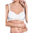 Amoena Amanda 44536 Soft Cup Wire Free Bra - White Front