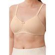 Amoena Lara Cotton Padded 44673 Wire Free Bra - Sand Front