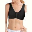 Frances Wire Free Front Closure Bra 2128 - Black Front