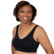 ABC Comfy Classic Mastectomy Bra Style 136 - Black Front