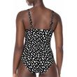 Manila High Neck One-Piece Swimsuit Black