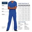 Cherokee Unisex V-Neck One Pocket Solid Scrub Top