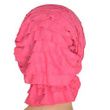 Chemo Beanies Carol Hot Pink Ruffle - Back View