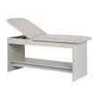 Clinton Panel Leg Series Treatment Table with Full Shelf-Gray