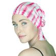 Chemo Beanies Tanisha Pink Tie-Dye Soft Jersey Knit 