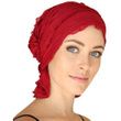 Chemo Beanies Nancy Red Ruffle