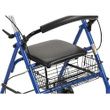 Drive Durable Four Wheel Rollator Padded Seat