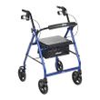 Drive Aluminum Rollator with Fold Up and Removable Back Support