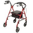 Drive Medical 6&quot; Wheels Knockdown Steel Rollator