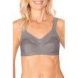 Amoena Isadora Non Wired Bra - Grey  Front 