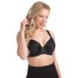 Leading Lady Brigitte Lace Underwire Padded Comfort Bra - Black W/ Poseidon Trim