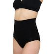 Leading Lady Postpartum Shapewear Brief with Firm Tummy Control - Jet Black