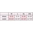 Leading Lady Postpartum Shapewear Brief with Firm Tummy Control - Size Chart