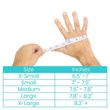 Vive Arthritis Gloves Size Chart