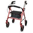 Mckesson Durable Steel Four-Wheel Folding Rollator