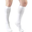 Anti-Embolism Knee High Closed Toe Compression Stockings - White