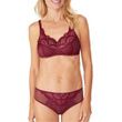 Amoena Karolina Padded Non-Wired Bra - Red/Nude Full