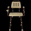 Medline Microban Shower Chair With back