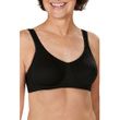 Amoena Mona Wire Free Soft Bra - Black Front