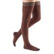 Medi USA Mediven Comfort Thigh High 30-40 mmHg Compression Stockings w/ Lace Silicone Top Band Open Toe