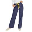 Medline AngelStat Unisex Reversible Drawstring Scrub Pants - Navy