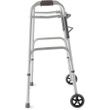 Medline Standard Bariatric Two-Button Folding Walker