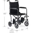 Transport Wheelchair - Without Legrest