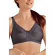 Amoena Nancy Wire-Free Bra - Dark Grey Front