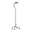 Nova Medical Small Base Quad Cane - Silver