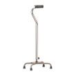 Nova Medical Large Base Quad Cane - Silver