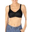 Amoena Rita Wire-Free Soft Cup Bra - Black Front