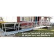 Roll-A-Ramp 36-Inch Aluminum Modular Ramp With Straight End Handrail On One Side