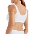 Amoena Hannah 2160 Wire-Free Front Closure Comfort Bra - White Back